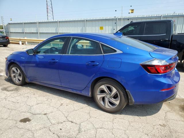 19XZE4F53LE000931 - 2020 HONDA INSIGHT EX BLUE photo 2