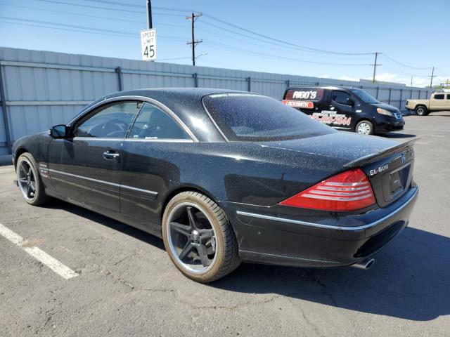 WDBPJ76J63A034963 - 2003 MERCEDES-BENZ CL 600 BLACK photo 2