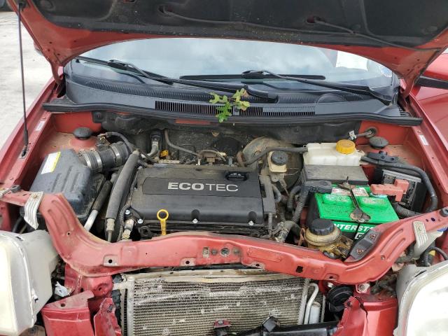 KL1TD56E19B341515 - 2009 CHEVROLET AVEO LS MAROON photo 11