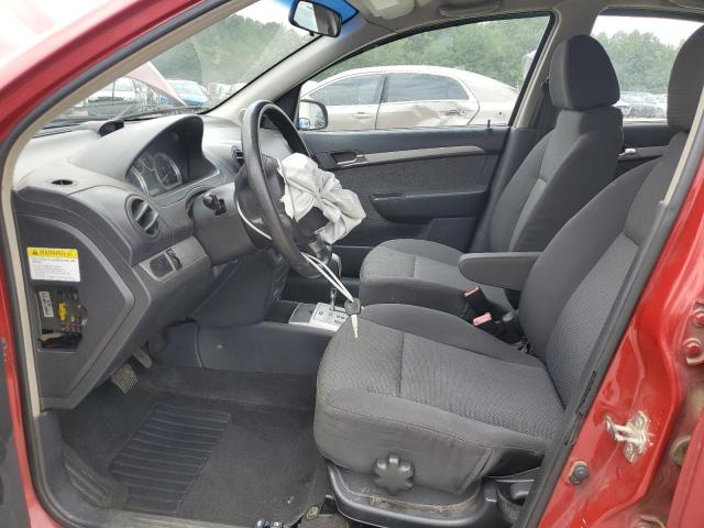 KL1TD56E19B341515 - 2009 CHEVROLET AVEO LS MAROON photo 7