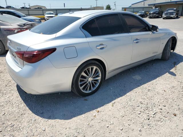 JN1EV7AP6JM350970 - 2018 INFINITI Q50 LUXE ვერცხლისფერი ფოტო 3