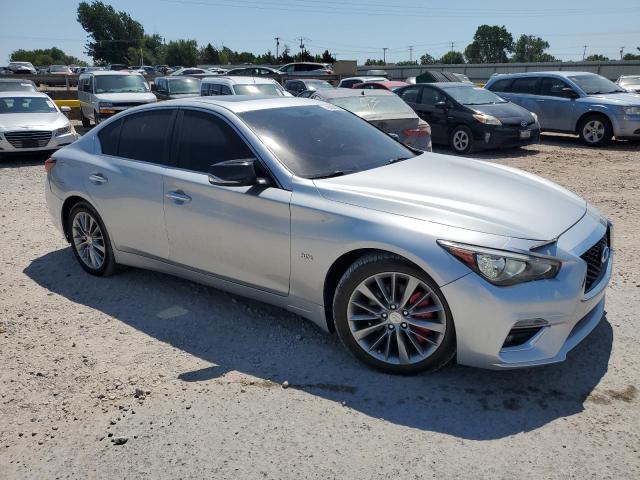 JN1EV7AP6JM350970 - 2018 INFINITI Q50 LUXE ვერცხლისფერი ფოტო 4