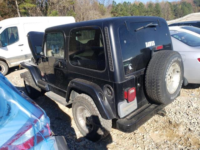 1J4FA59S82P701205 - 2002 JEEP WRANGLER / SAHARA BLACK photo 2