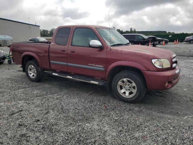 5TBRT34123S415799 - 2003 TOYOTA TUNDRA ACCESS CAB SR5 RED photo 4