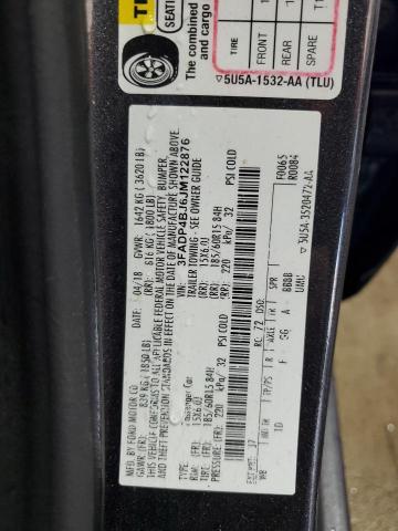 3FADP4BJ6JM122876 - 2018 FORD FIESTA SE 石墨色 照片 13