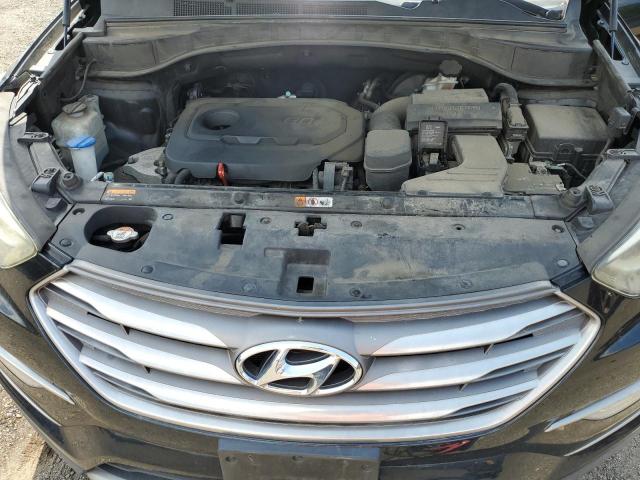 5NMZUDLB6HH021835 - 2017 HYUNDAI SANTA FE S BLACK photo 12