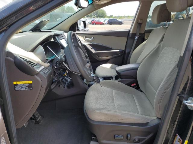 5NMZUDLB6HH021835 - 2017 HYUNDAI SANTA FE S BLACK photo 7