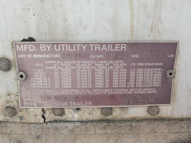 1UYVS25306M684307 - 2006 UTILITY VS2RA Սպիտակ լուսանկար 10