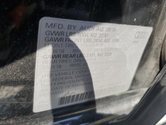 WA18NAF44HA072873 - 2017 AUDI A4 ALLROAD PREMIUM PLUS BLACK photo 12