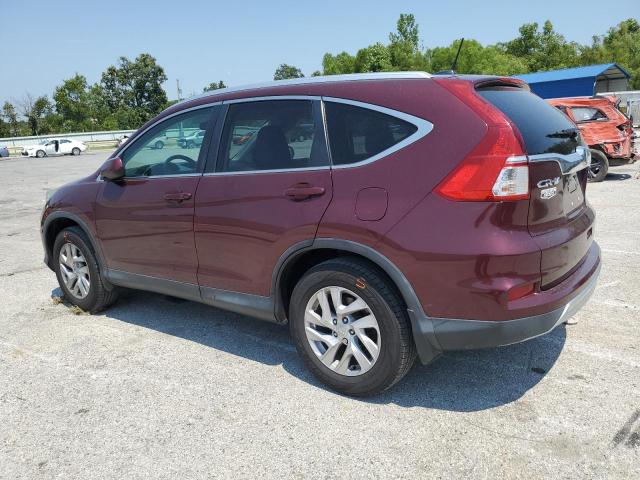 2HKRM4H74FH628207 - 2015 HONDA CR-V EXL BURGUNDY photo 2
