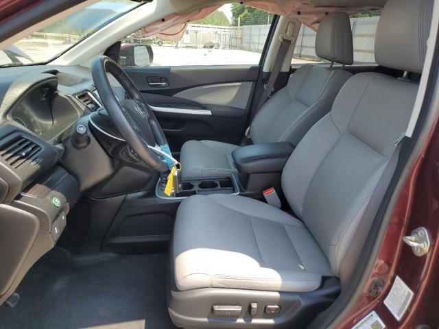 2HKRM4H74FH628207 - 2015 HONDA CR-V EXL BURGUNDY photo 7