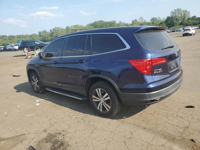 5FNYF6H58HB053496 - 2017 HONDA PILOT EXL BLUE photo 2