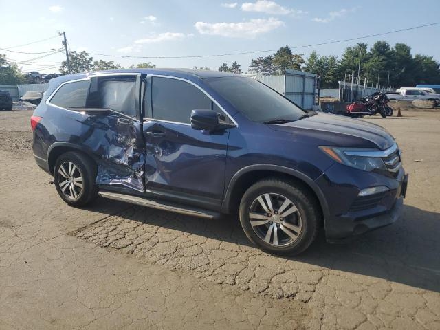 5FNYF6H58HB053496 - 2017 HONDA PILOT EXL BLUE photo 4