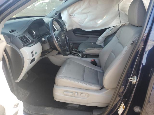 5FNYF6H58HB053496 - 2017 HONDA PILOT EXL BLUE photo 7