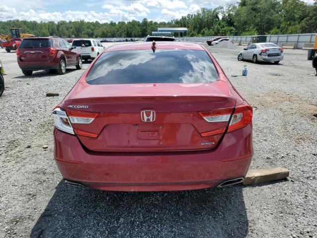 1HGCV1F96JA134924 - 2018 HONDA ACCORD TOURING Կարմիր լուսանկար 6