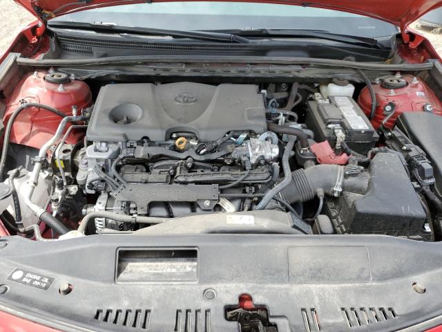 4T1C11AK3RU228544 - 2024 TOYOTA CAMRY LE RED photo 11