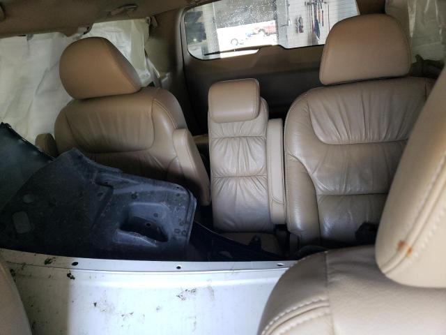 5FNRL3H60AB037657 - 2010 HONDA ODYSSEY EXL WHITE photo 10