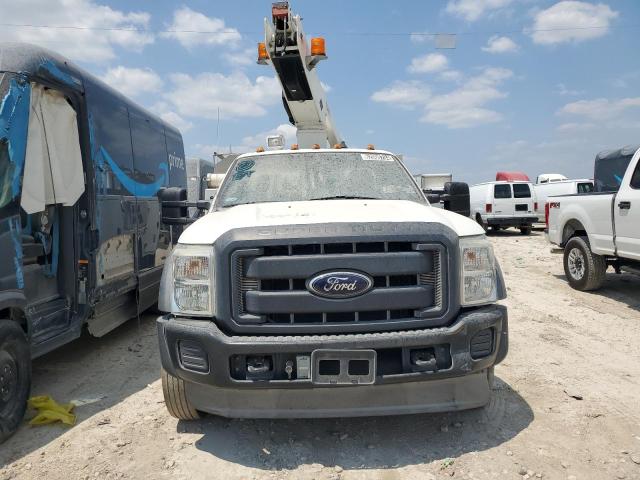 1FDUF4GYXCEC06478 - 2012 FORD F450 SUPER DUTY WHITE photo 5