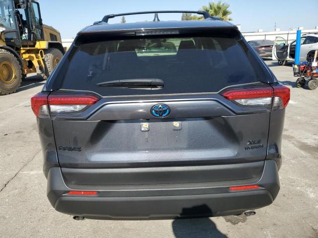 JTMR6RFV4MD021512 - 2021 TOYOTA RAV4 XLE CHARCOAL photo 6