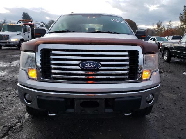 1FTFX1EF5BFC52285 - 2011 FORD F150 SUPER CAB SILVER photo 5