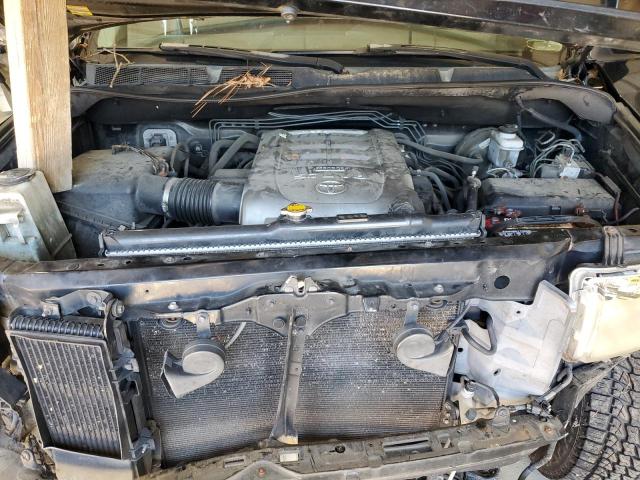 5TFUW5F13AX107663 - 2010 TOYOTA TUNDRA DOUBLE CAB SR5 BLACK photo 11