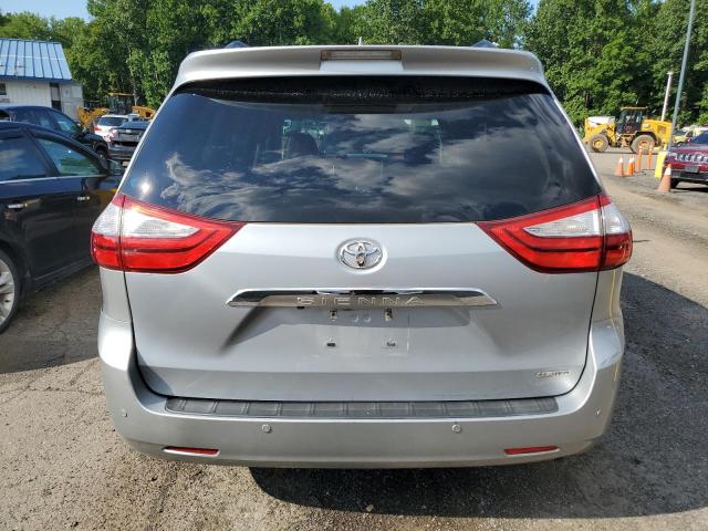 5TDYK3DC7FS642708 - 2015 TOYOTA SIENNA XLE SILVER photo 6