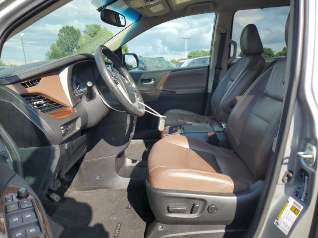 5TDYK3DC7FS642708 - 2015 TOYOTA SIENNA XLE SILVER photo 7