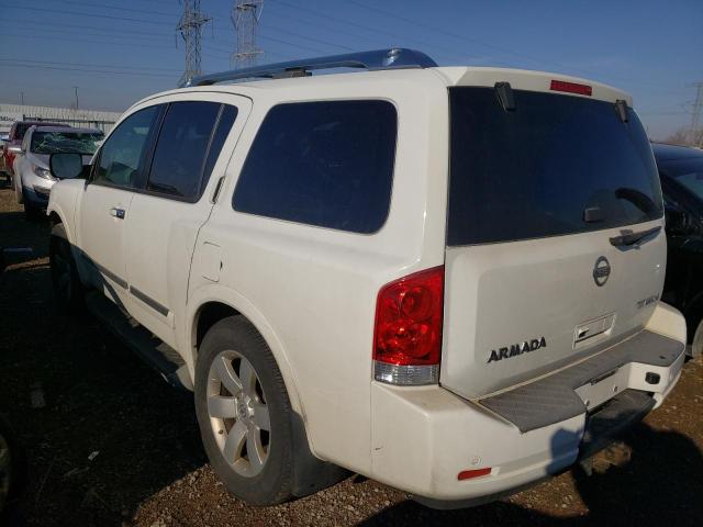 5N1AA0NC3AN621477 - 2010 NISSAN ARMADA SE WHITE photo 2