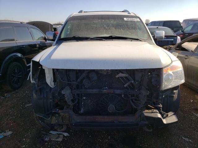 5N1AA0NC3AN621477 - 2010 NISSAN ARMADA SE WHITE photo 5