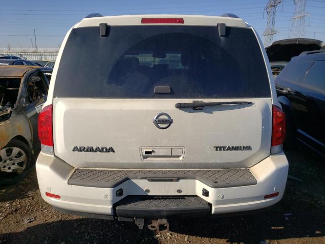 5N1AA0NC3AN621477 - 2010 NISSAN ARMADA SE WHITE photo 6