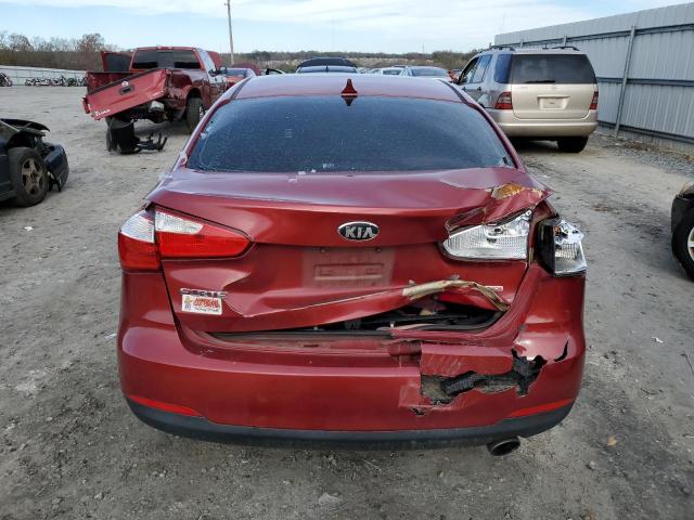 KNAFX4A83E5087451 - 2014 KIA FORTE EX RED photo 6