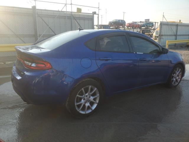 1C3CDFBA6DD339729 - 2013 DODGE DART SXT Niebieski zdjęcie 3