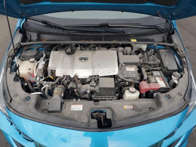 JTDKARFP4H3062204 - 2017 TOYOTA PRIUS PRIM TURQUOISE photo 11