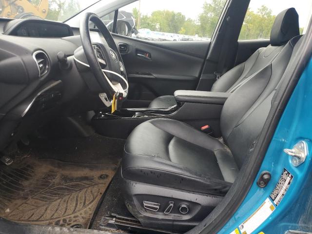 JTDKARFP4H3062204 - 2017 TOYOTA PRIUS PRIM TURQUOISE photo 7