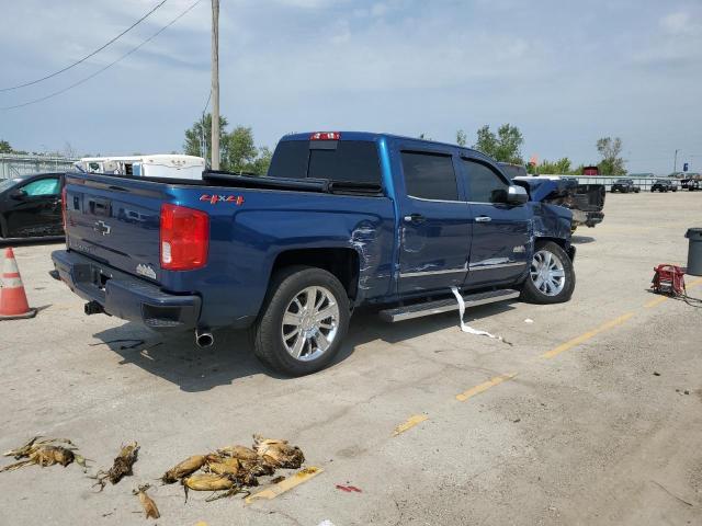 3GCUKTEC2JG222245 - 2018 CHEVROLET SILVERADO K1500 HIGH COUNTRY BLUE photo 3