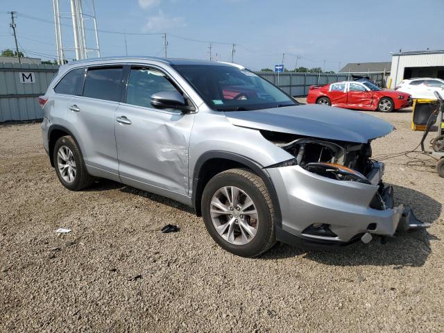 5TDJKRFH2ES036681 - 2014 TOYOTA HIGHLANDER XLE 银色 照片 4