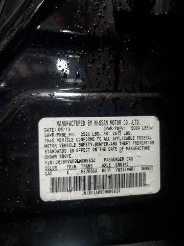 JN1BV7AR9EM686624 - 2014 INFINITI Q50 BASE PURPLE photo 12