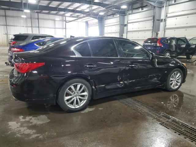 JN1BV7AR9EM686624 - 2014 INFINITI Q50 BASE PURPLE photo 3