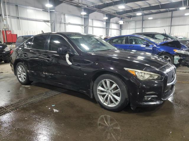 JN1BV7AR9EM686624 - 2014 INFINITI Q50 BASE PURPLE photo 4