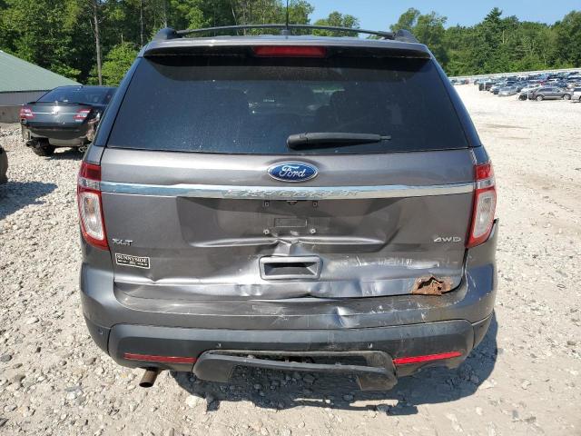 1FM5K8D88EGB60989 - 2014 FORD EXPLORER XLT GRAY photo 6