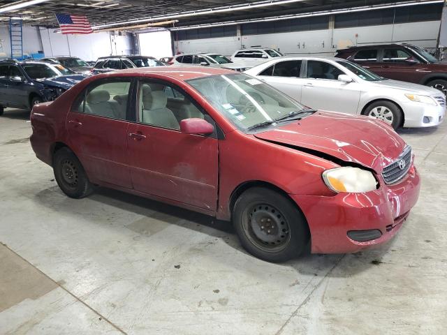 1NXBR30E18Z015747 - 2008 TOYOTA COROLLA CE RED photo 4