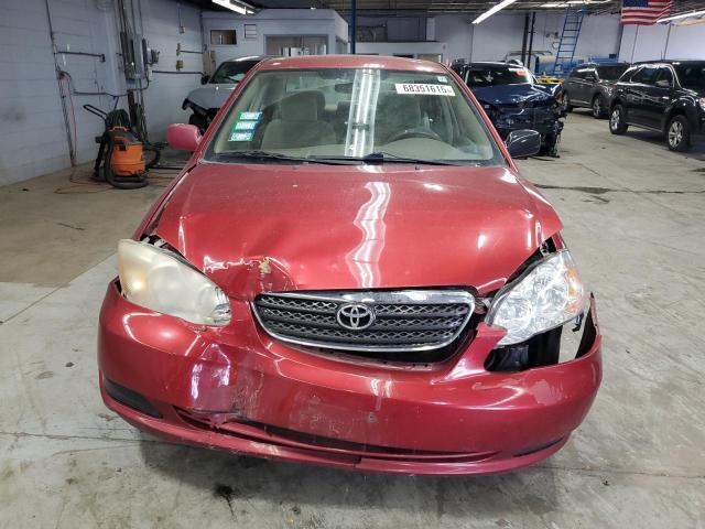 1NXBR30E18Z015747 - 2008 TOYOTA COROLLA CE RED photo 5