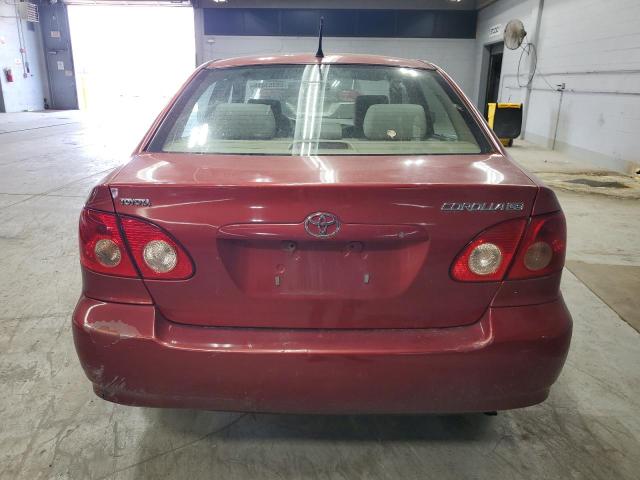 1NXBR30E18Z015747 - 2008 TOYOTA COROLLA CE RED photo 6
