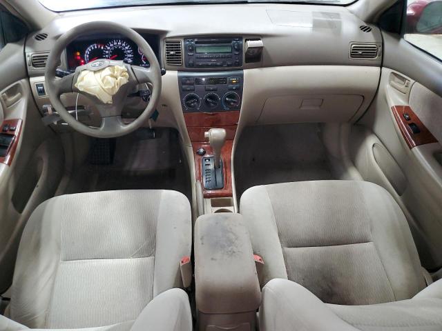 1NXBR30E18Z015747 - 2008 TOYOTA COROLLA CE RED photo 8