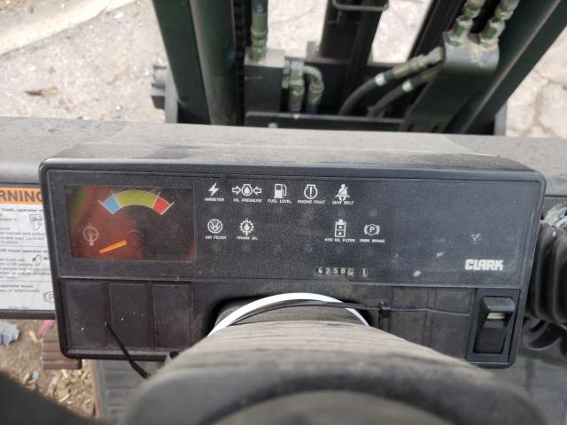C365L00519460FB - 1998 CLARK FORKLIFT FORKLIFT Зелений фото 8