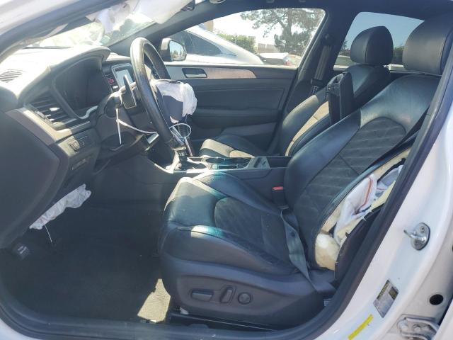 5NPE34AF0JH649325 - 2018 HYUNDAI SONATA SPORT WHITE photo 7