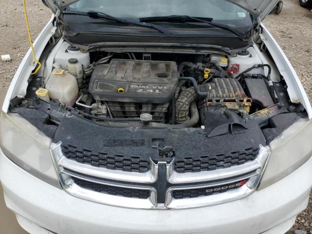 1C3CDZAB1DN712813 - 2013 DODGE AVENGER SE WHITE photo 11