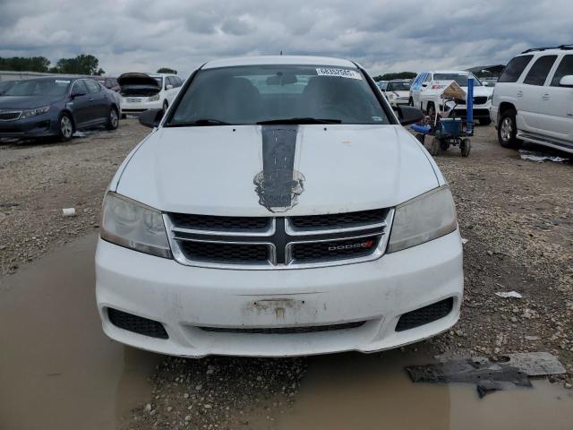 1C3CDZAB1DN712813 - 2013 DODGE AVENGER SE WHITE photo 5