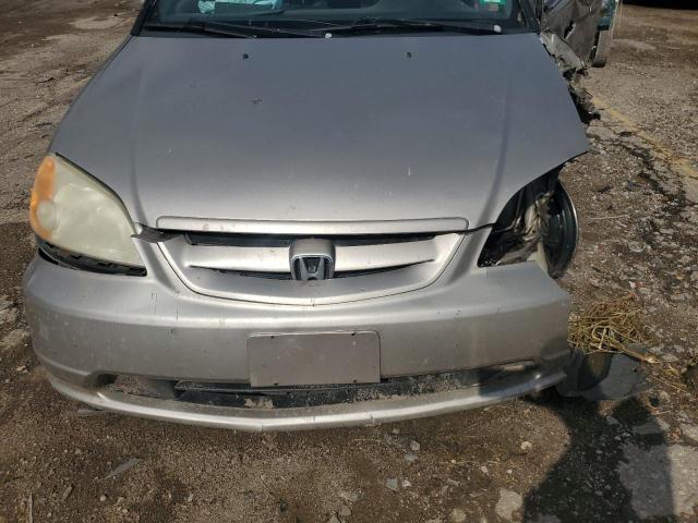 1HGEM22532L019577 - 2002 HONDA CIVIC LX SILVER photo 11