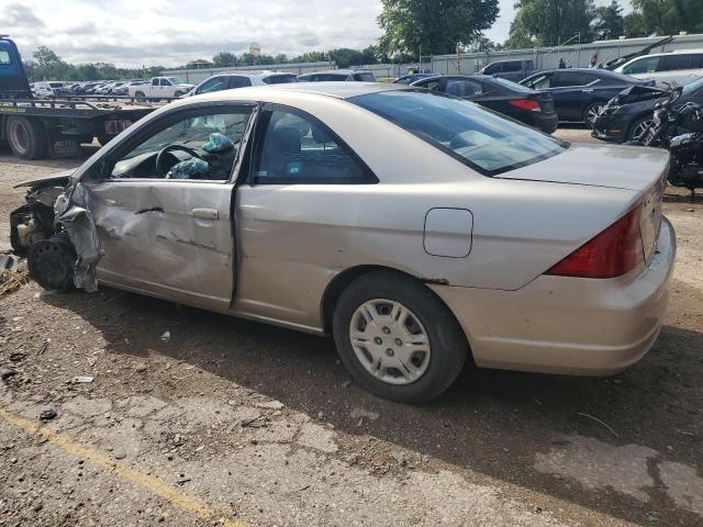 1HGEM22532L019577 - 2002 HONDA CIVIC LX SILVER photo 2